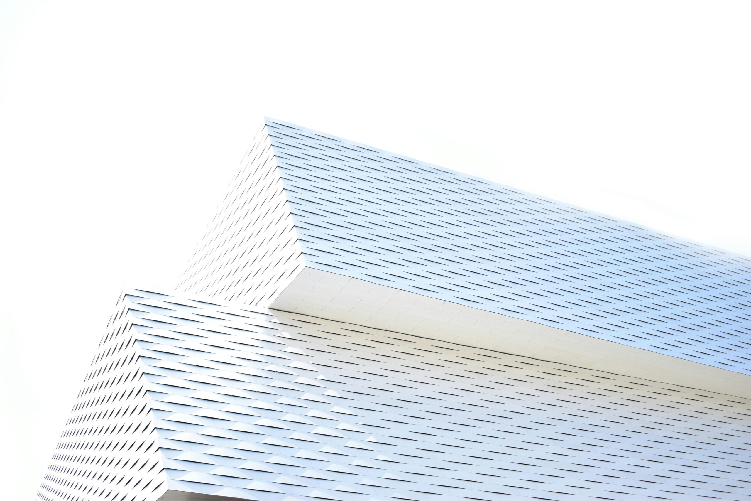 Sleek modern building facade with minimalist geometric design in Basel, Switzerland.